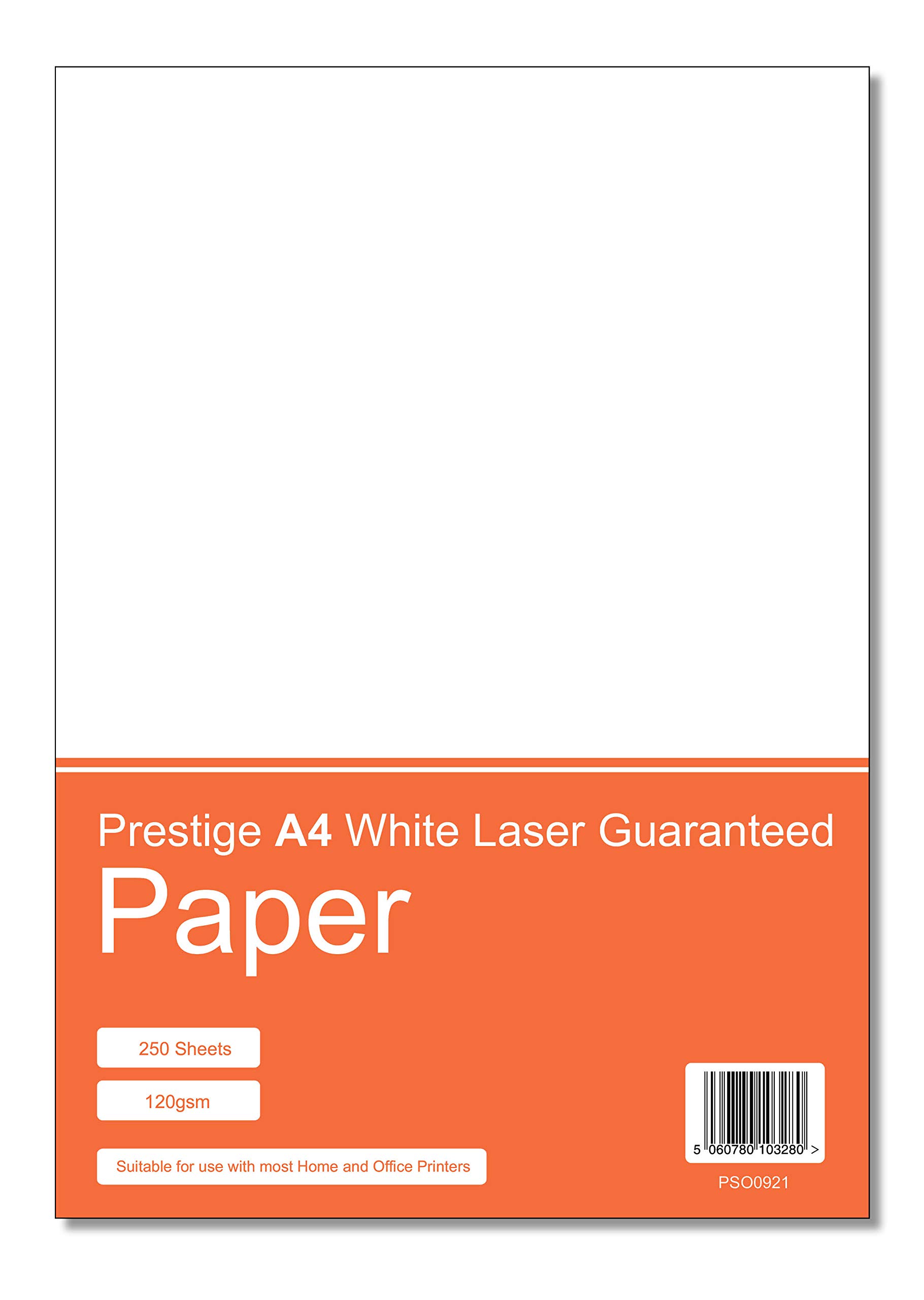 Prestige Premium A4 White Laser Guaranteed Letterhead Paper 120gsm - 250 Sheets