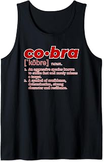 Cobras definition. Cobras team school spirit mascot. Cobras Tank Top