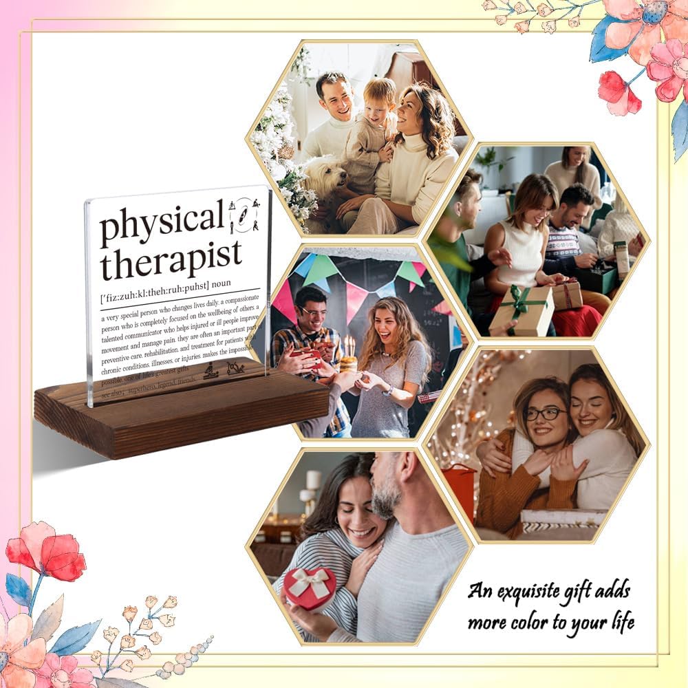 Physical Therapist Gifts, Appreciation Gifts for Physical Therapist, Brithday Gifts for Physical Therapist, Modern Acrylic Desk Plaque with Inspirational Quotes, 10 x 10 x 1.5 cm,XXD15 - Image 6