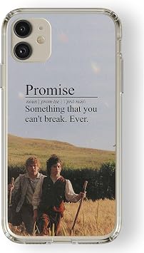 Multitronic Iphone 11 ile Uyumlu Y z klerin Efendisi Sam ve Frodo Tasar m Bask l   effaf K l f
