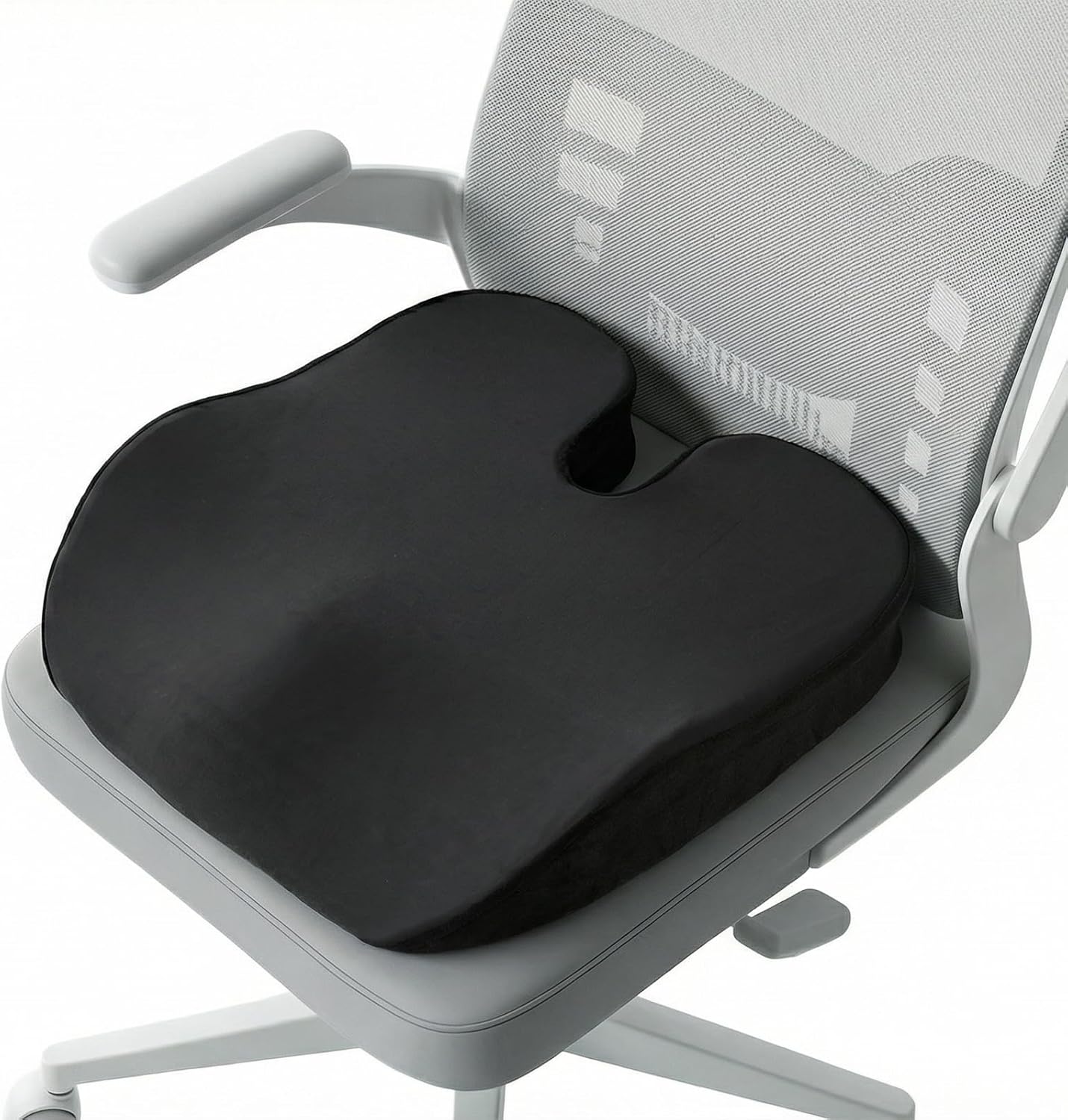 Ergonomic Seat Cushion for Office Chair, Cooling Memory Foam Cushion