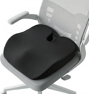 Ergonomic Seat Cushion for Office Chair, Cooling Memory Foam Cushion
