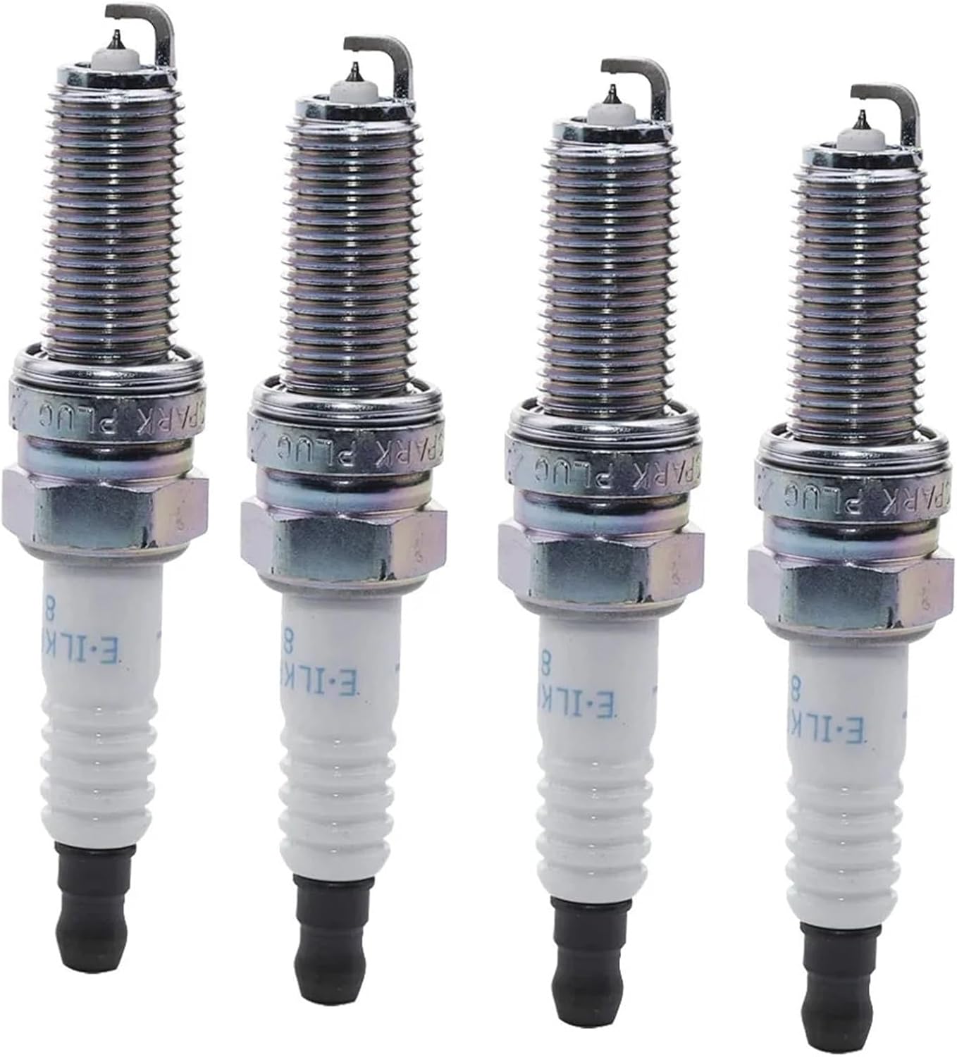 Spark Plugs Compatible with CHANGAN CS35 CS55 Plus CS75 UNI-T EADO XT OSHAN A600 A800 COS1 CHAAN CX70 X7 DongFeng Forthing M7 T5 Accessories Automotive Parts Ignition(4PCS)
