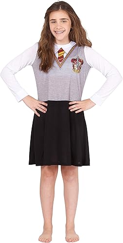 Miniatura 2 de Intimo uniforme de Gryffindor de Hermoine, colección de Harry Potter, talla SL, para niña.