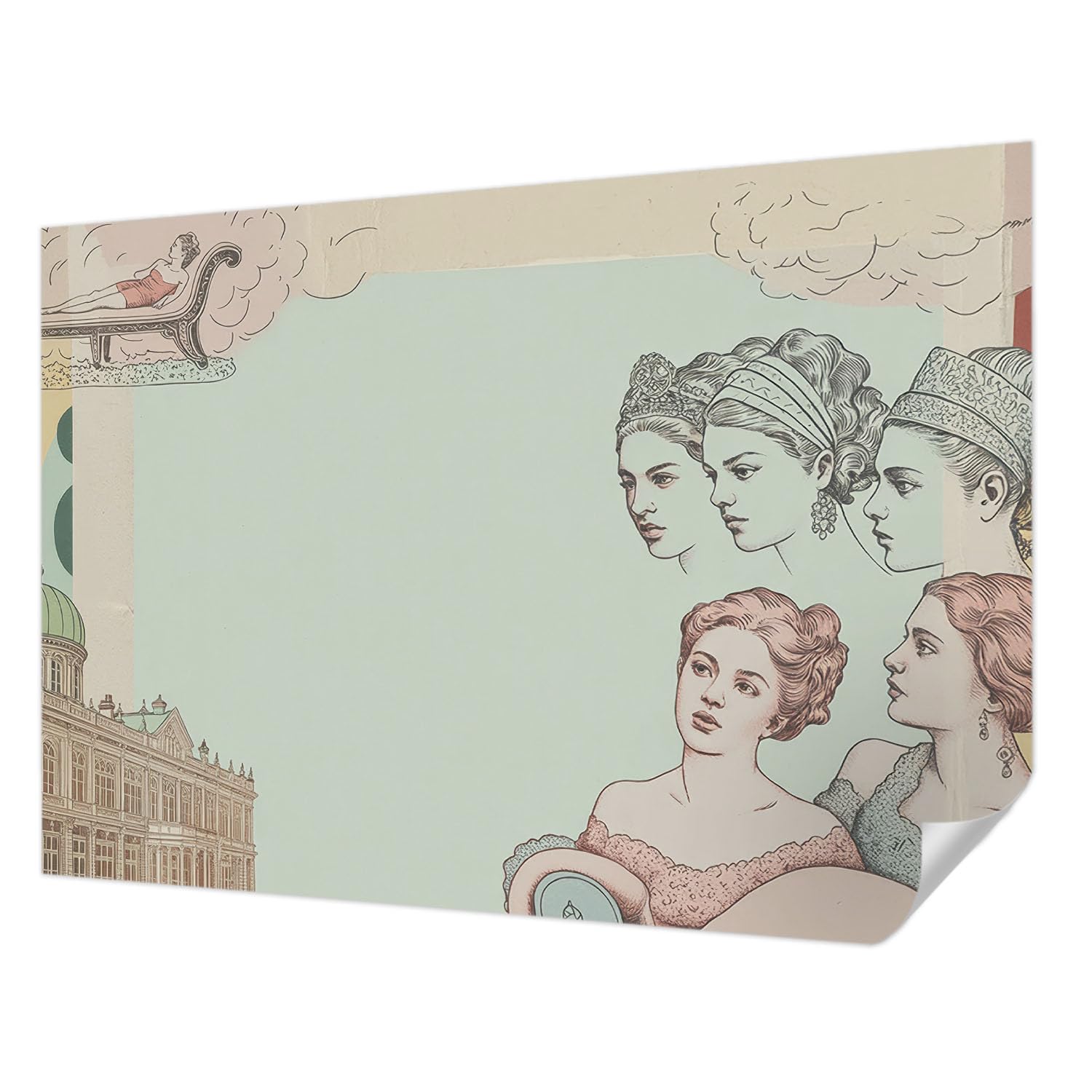 Papier peint adhésif pose murale facile Tulup sans colle pour masquer imperfections