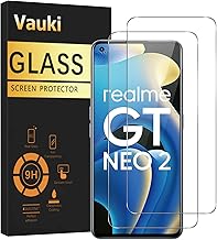 Vauki Pack of 3 Screen Protectors for Realme GT Neo2/GT 2/GT Neo 3T 5G Tempered Glass Full HD Ultra Resistant 9H Hardness Anti-Fingerprint Bubble-Free Anti-Scratch Transparent Glass 6.62 Inches