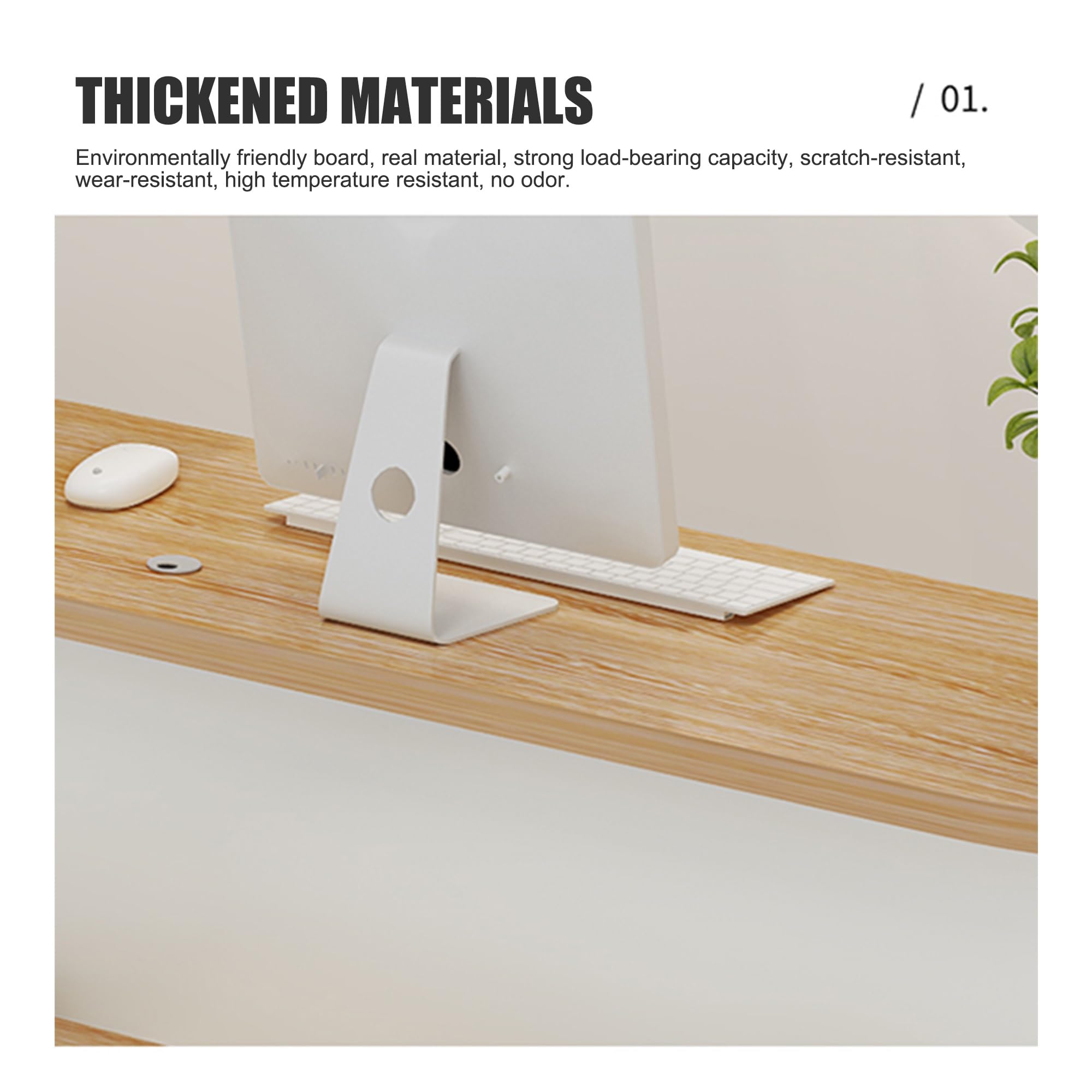 Moderno banco reception con cassetti e seduta chiudibile a chiave, elegante scrivania per salone, cliniche e negozi, facile da montare (bianco, 90 x 75 x 90 cm)