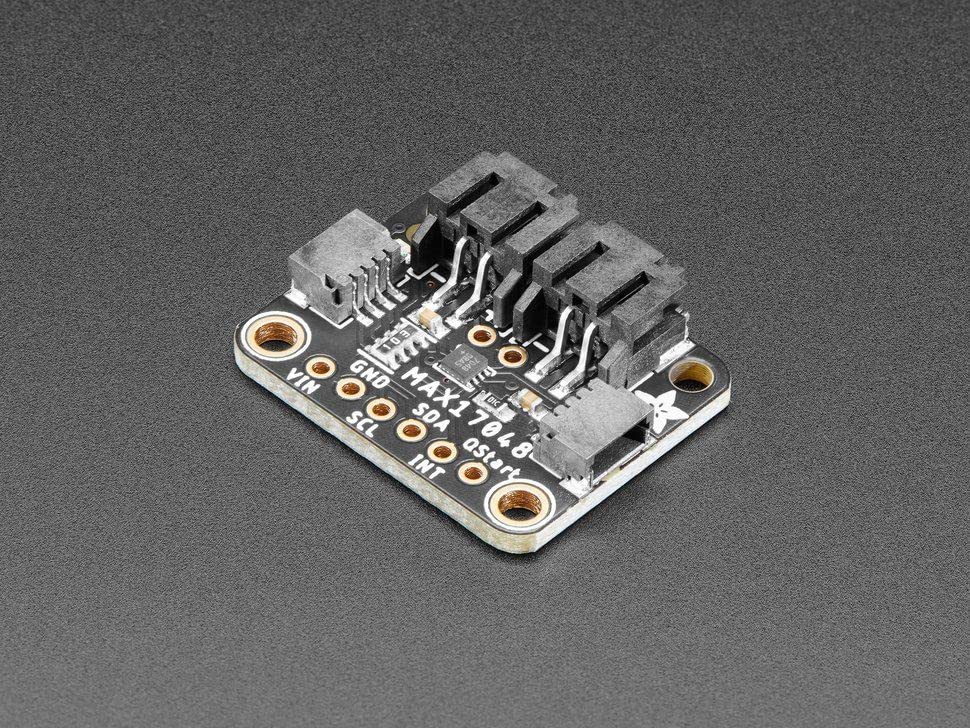 Adafruit MAX17048 Monitor batteria LiPoly LiIon STEMMA JST PH QT Qwiic