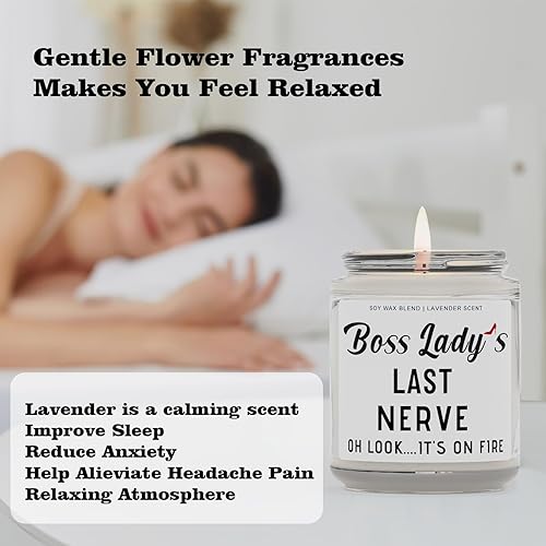 Miniatura 3 de Regalos para compañeros de trabajo Vela relajante para mujeres, regalos divertidos para mejores amigas, velas perfumadas de Navidad, vela con aroma