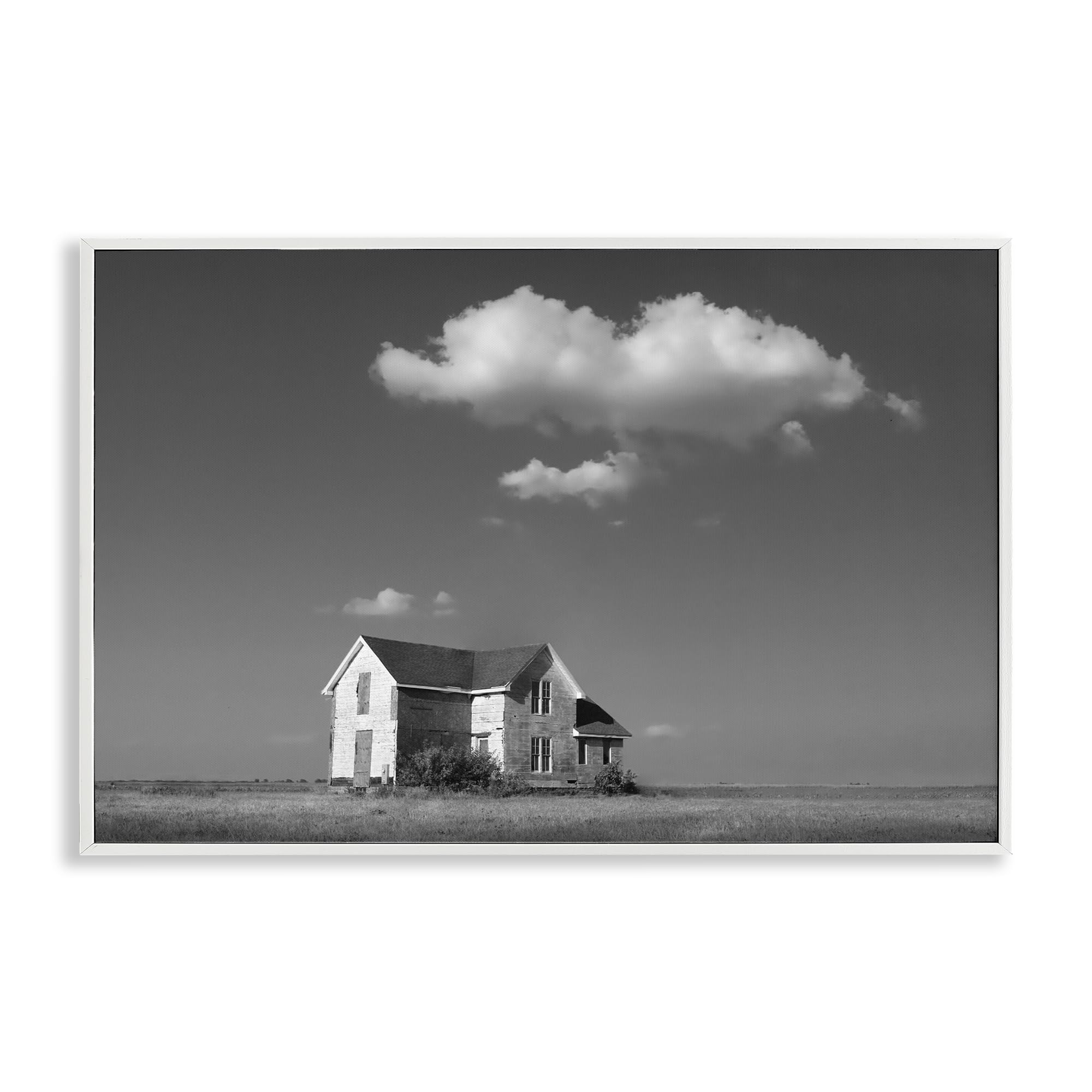 Solitary Cottage Landscape, 16 x 24 Inch Framed Giclée Print