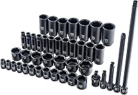 Vista 3 de 43PC 1/2" DR AE IMP JUEGO DE SOCKET, Negro
