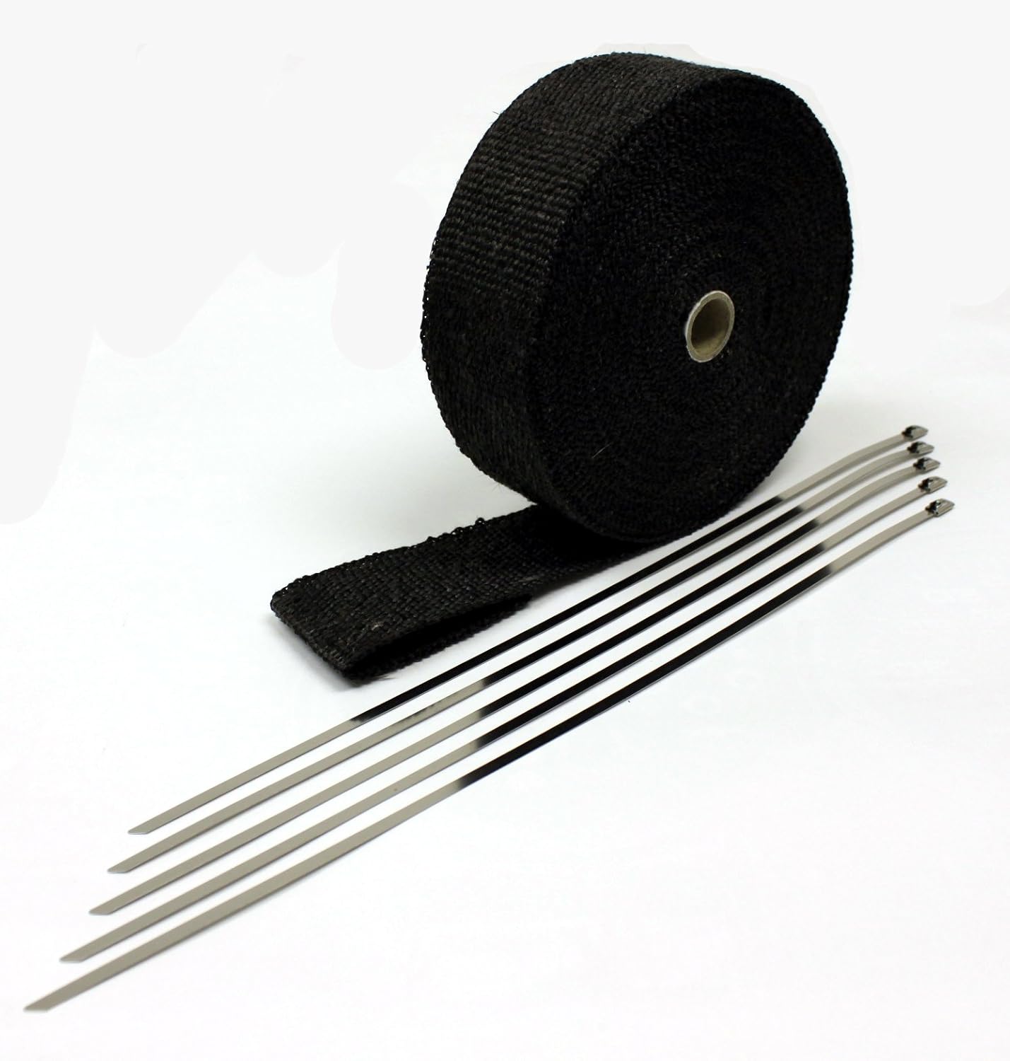 Prosport HEA-BLK DISCONTINUED- Header Wrap- Black Fiberglass Header Wrap 50' roll w/5 s