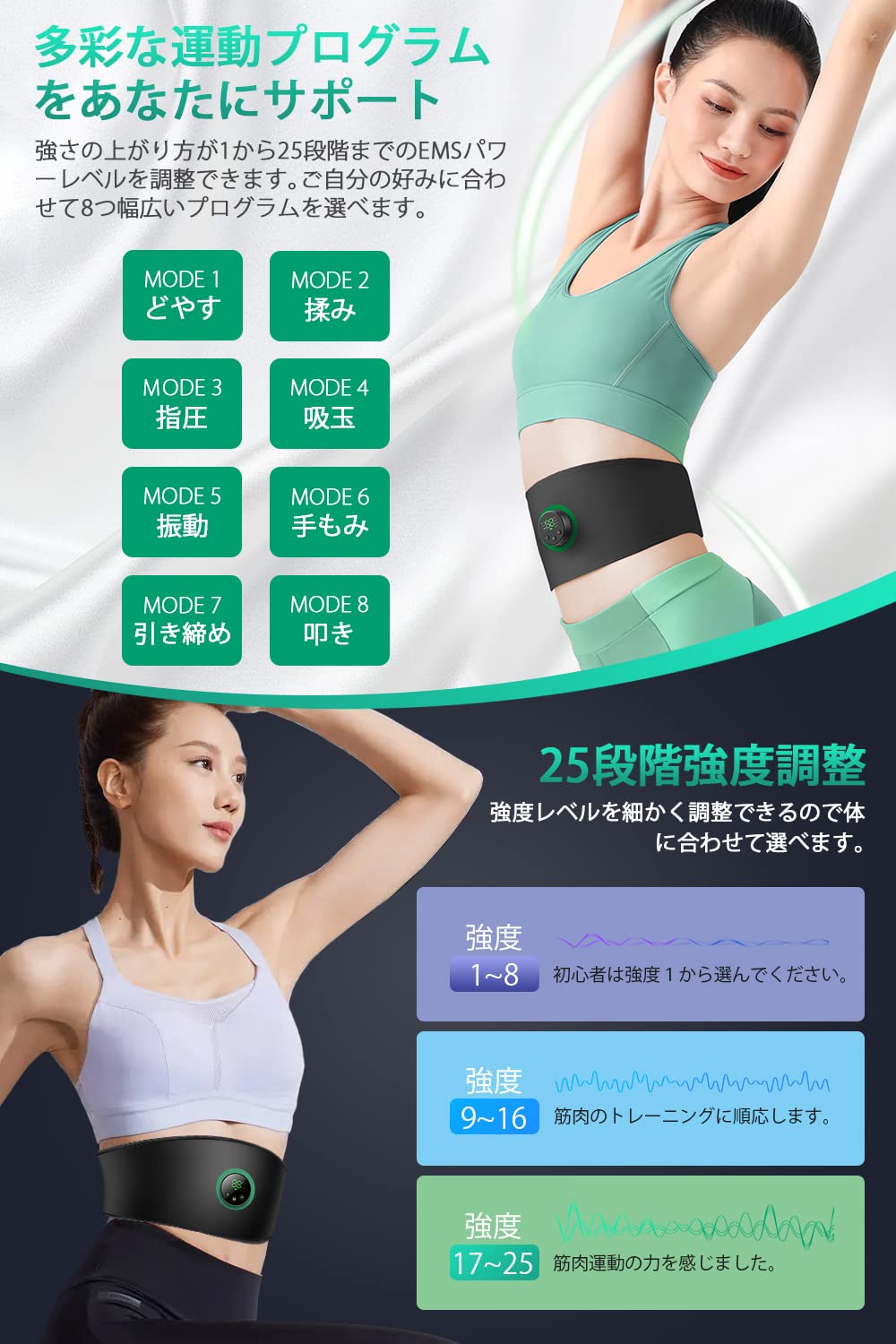Amazon.co.jp: [2023次世代・EMS 腹筋ベルト] 腹筋マシーン 筋