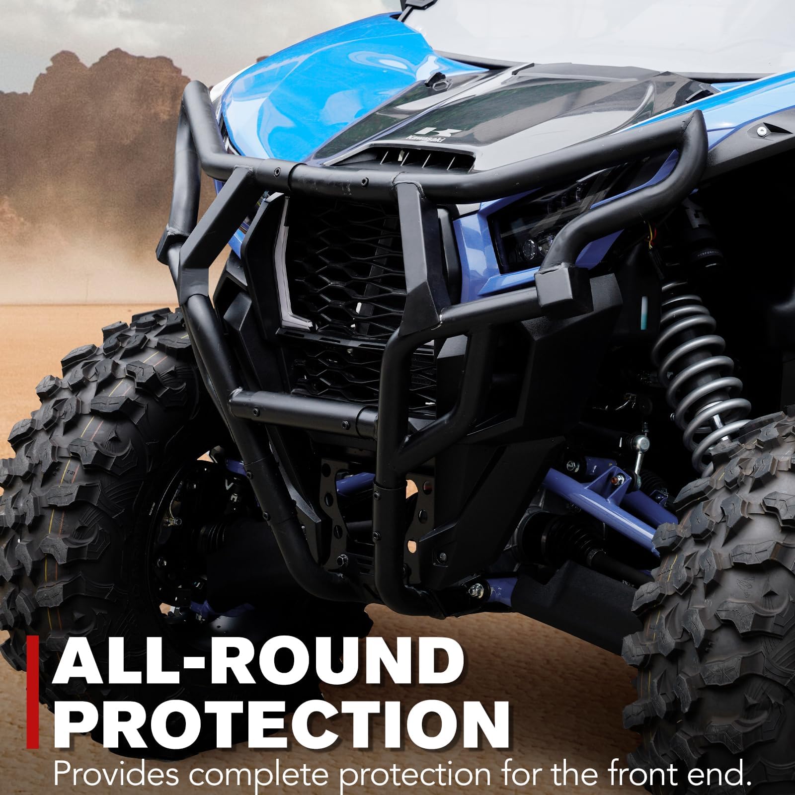 HAKA TOUGH Upper Front Bumper Guard for Kawasaki Teryx KRX 1000 2020 2021 2022 2023 Accessories