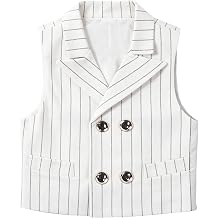 Boys Formal Suit Vest Solid Vest for Toddler Kids Formal Wedding Outfit