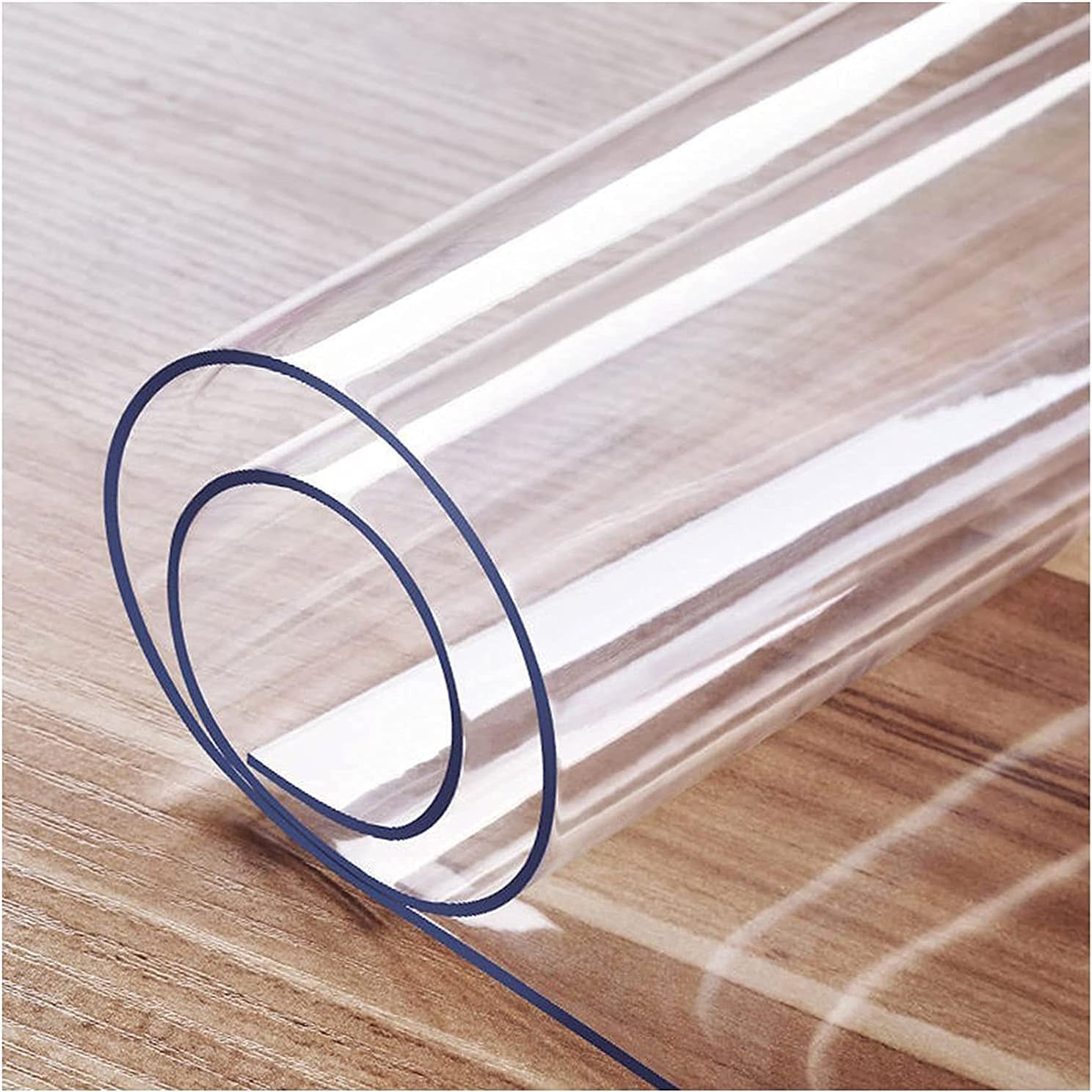 Tapis de table anti-chaud et nappe transparente imperméable pour protéger le bureau