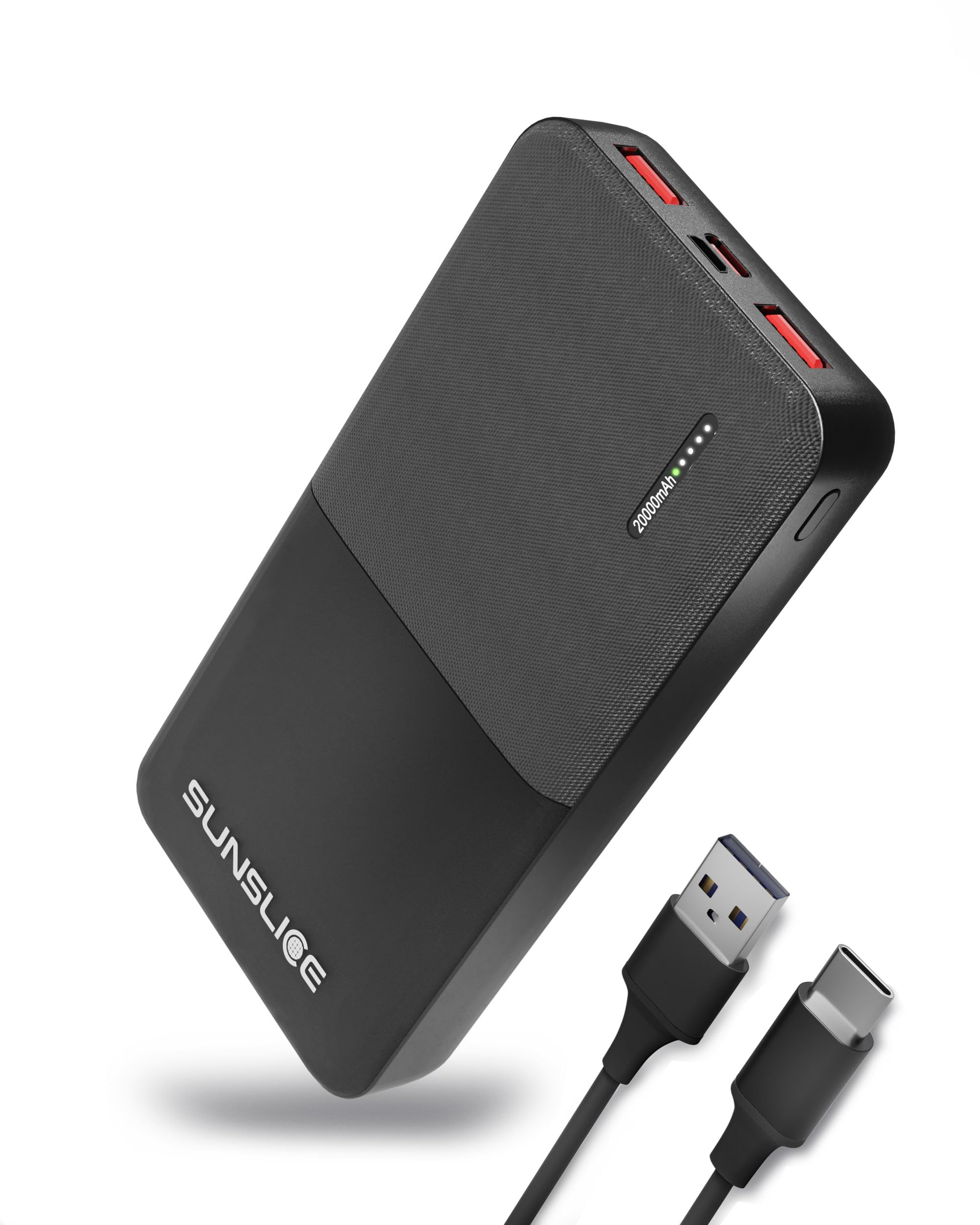 batteria esterna sunslice gravity 20 20000 mAh 2 usb porti