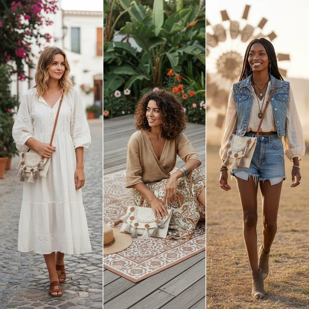 Crossbody Bags for Women, Clutch Purses, Straw Beach Bag, Bohemian Handmade Woven Purse - Image 7