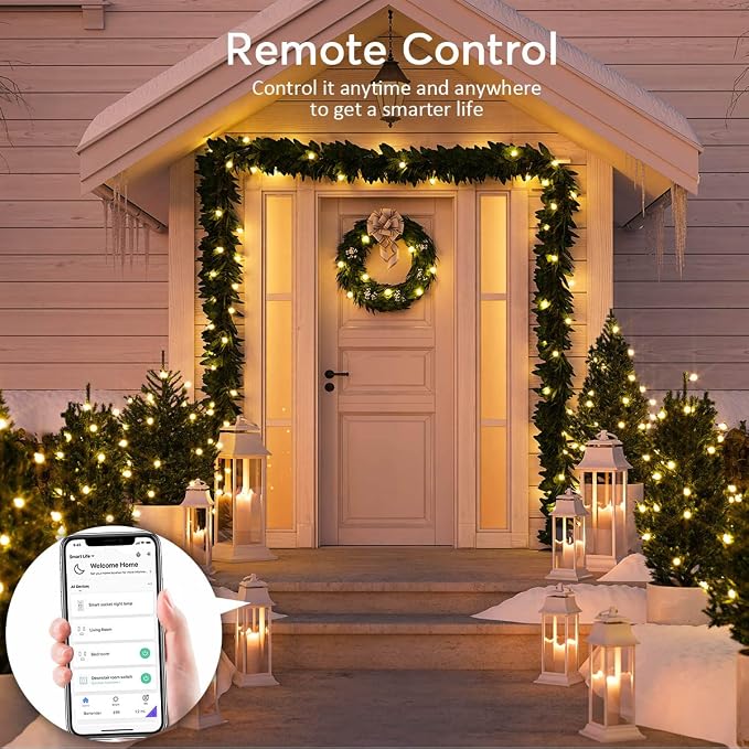 Protector de sobretensión WiFi 6 ft con 8 salidas y 4 puertos USB miniatura 4