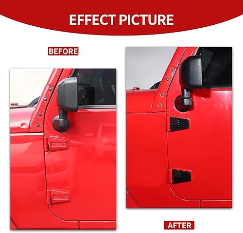 Miniatura 10 de CheroCar - Asas de agarre para Jeep Wrangler JK UnlimitedRubiconSahara 1987-2017