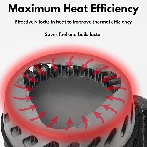 Miniatura 3 de Estufa de camping de propano de un solo quemador  Estufa portátil BSR para mochileros para artículos esenciales de caza, equipo de supervivencia y