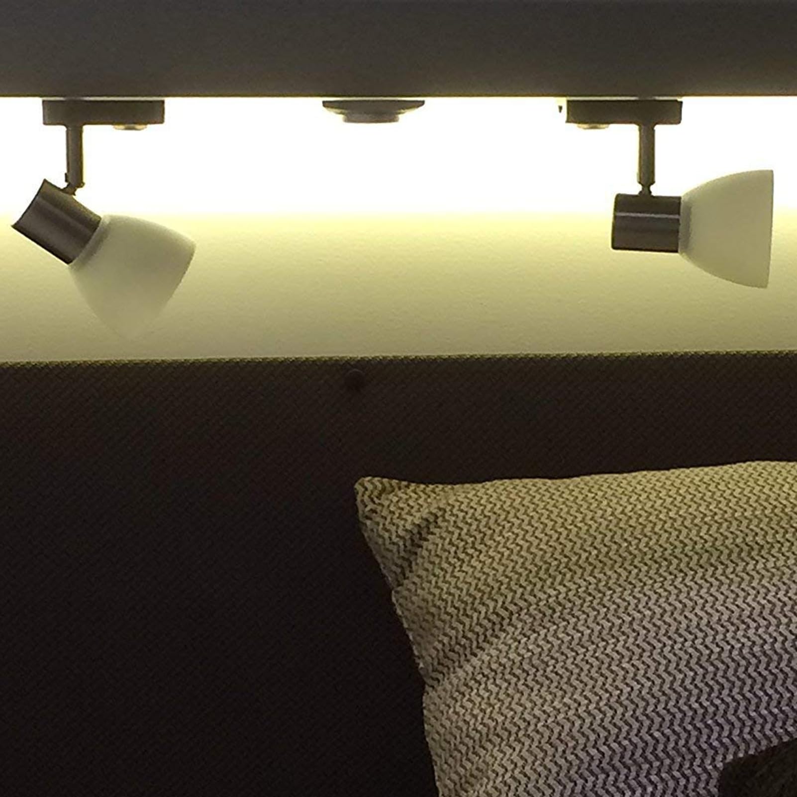 FOTN Oświetlenie wewnętrzne do kampera, LED, 12 V, lampka do czytania, 3 W, z portem USB, przełącznik dotykowy, ściemniana, ciepła biel, do przyczepy kempingowej, łodzi, kampera, vana, jachtu, 2 szt
