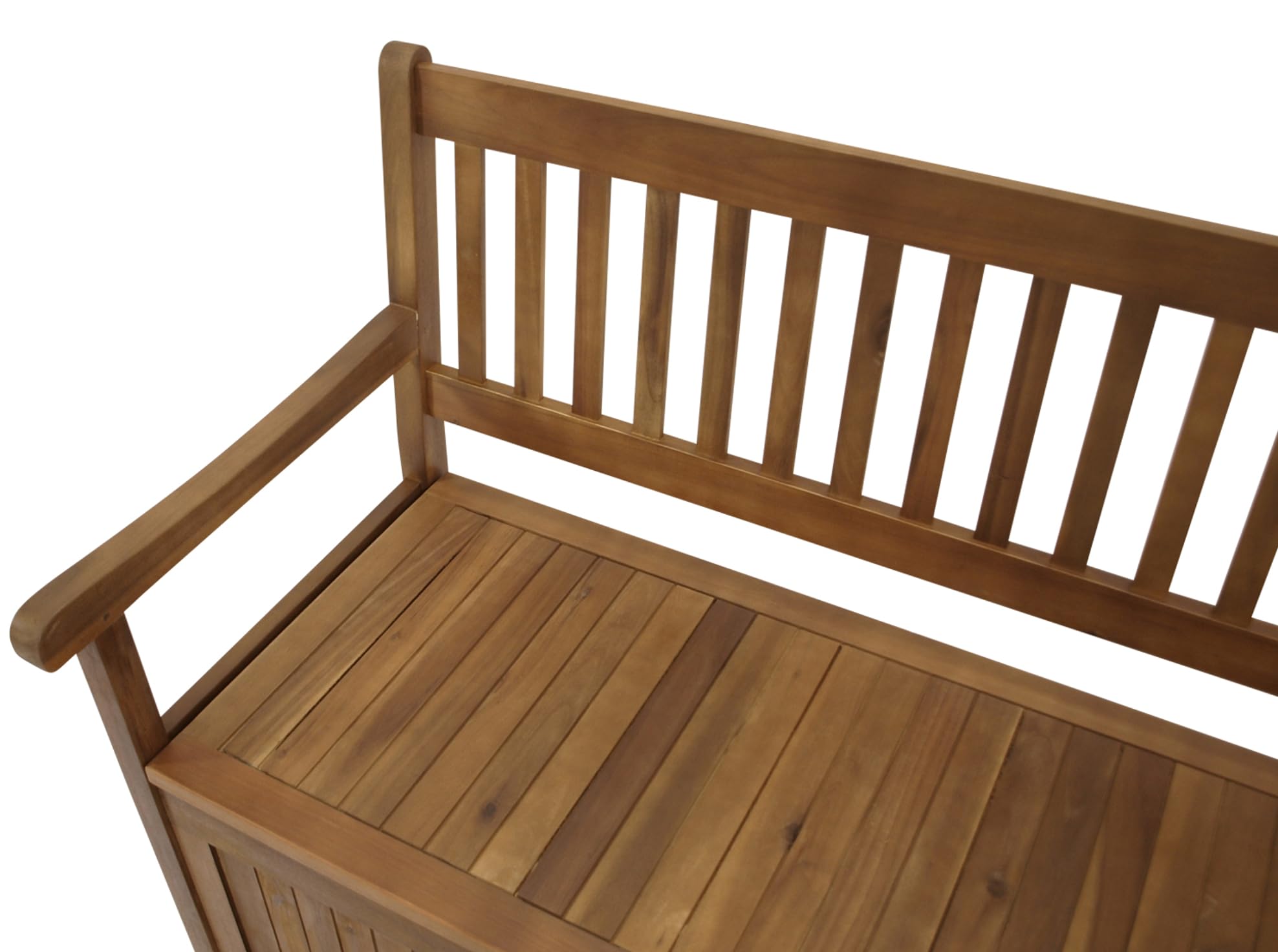 DEGAMO Gartenbank Truhenbank Benita 3-sitzer 150cm, Akazienholz braun geölt, Outdoor