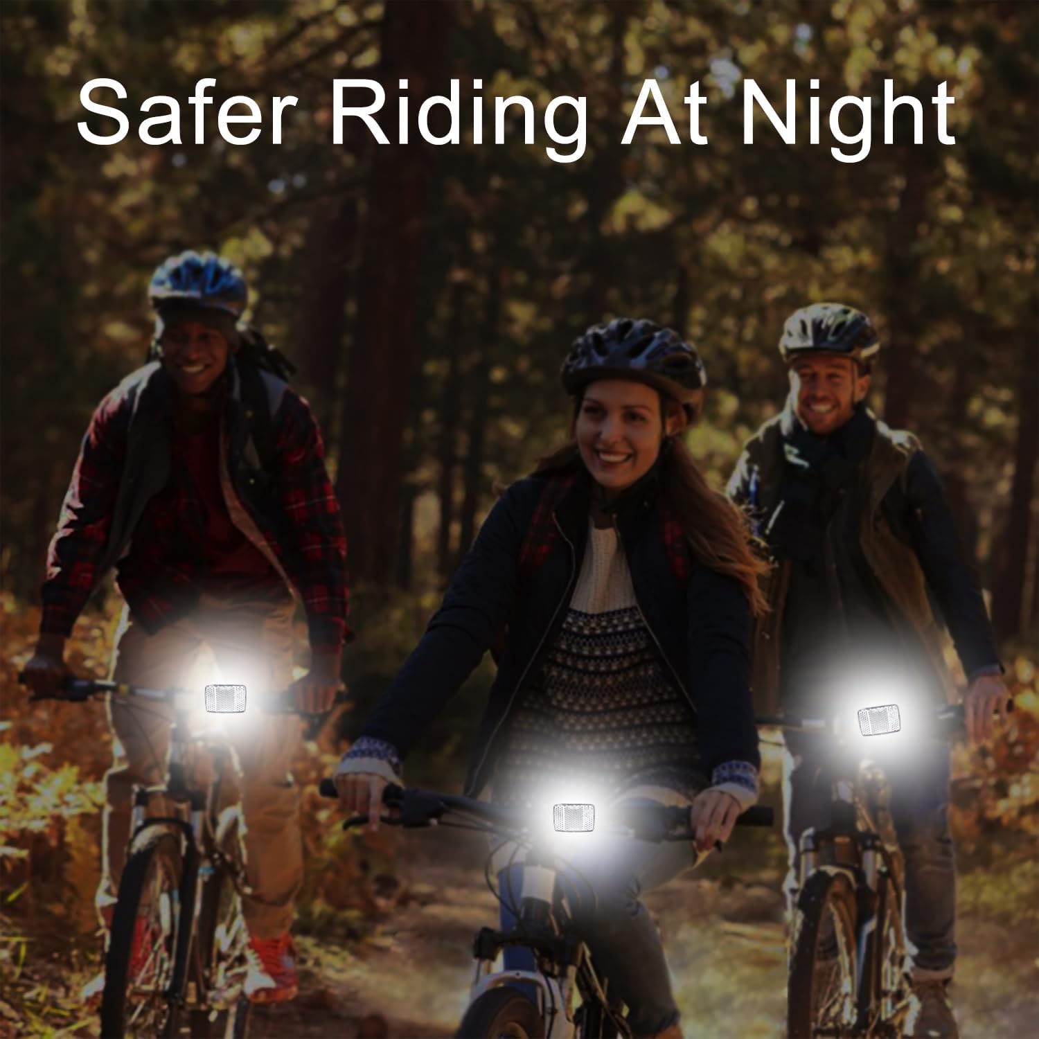 Bicycle Reflectors Set of Reflectors for Bicycles Front and Rear for All Types of Bicycles