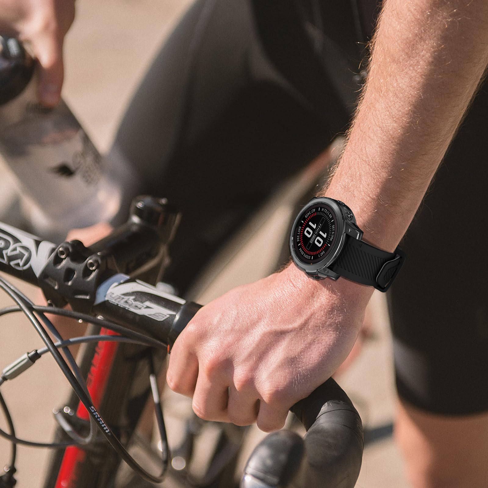 Etui ochronne do zegarka Garmin Fenix 7X Pro / Fenix 7X / Epix Pro 51 mm, TPU etui ochronne odporne na uderzenia i pęknięcia, Slim Fall, etui na smartwatch, ochrona smartwatchów, ochrona