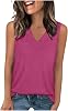 Summer Tank Tops for Women Baggy Sleeveless Going Out Shirt Tanks Loose Cozy V Neck Basic Tees Outfit Clothes