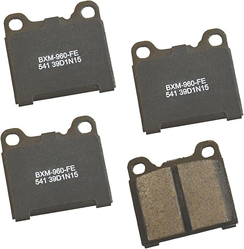 Vista 187 de Bendix Premium SBM8 - Pastillas de freno semimetálicas Premium para modelos seleccionados Buick Special, Camaro, Corvette, Phaeton, Olds F85, Vista