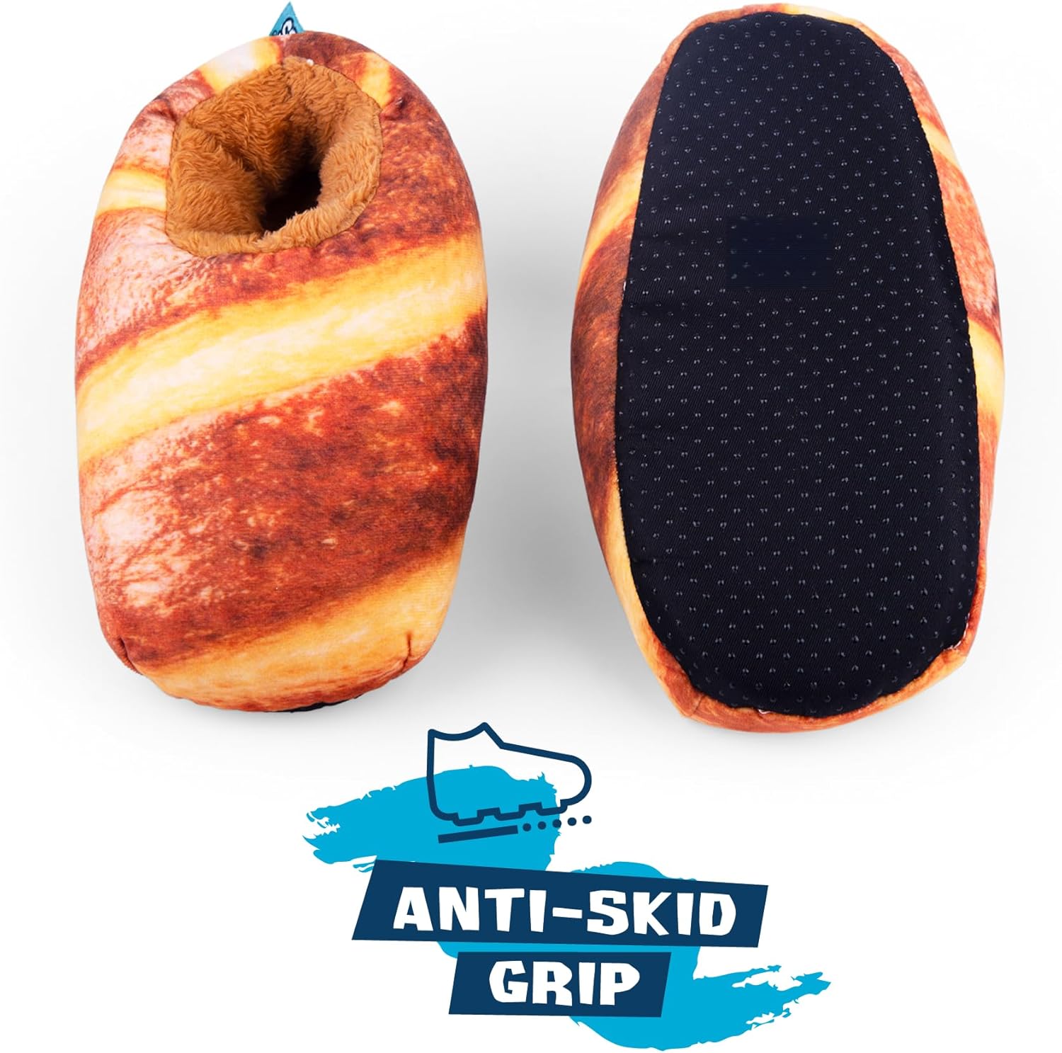 Coddies Bread Loafer Slippers - Lightweight & Comfortable Indoor Slippers with Anti-Skid Grip - House Shoes for Men, Women, & Teens - Christmas Funny Gifts for Her & Gifts for Him - Image 5