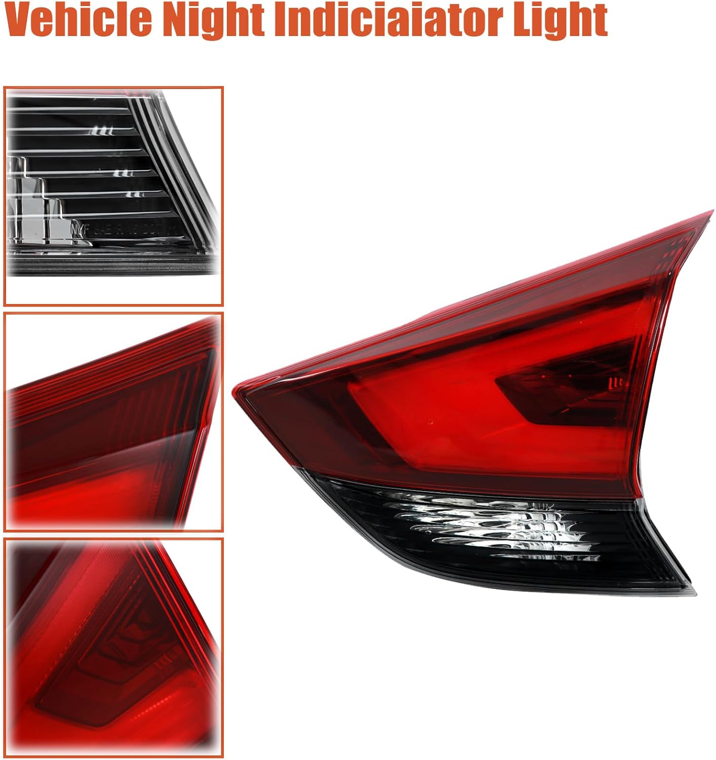 labwork Right Inner Rear Tail Light Replacement for Nissan Rogue 2017-2019 Rear Tail Lamp Assembly 265506FL5D NI2803115
