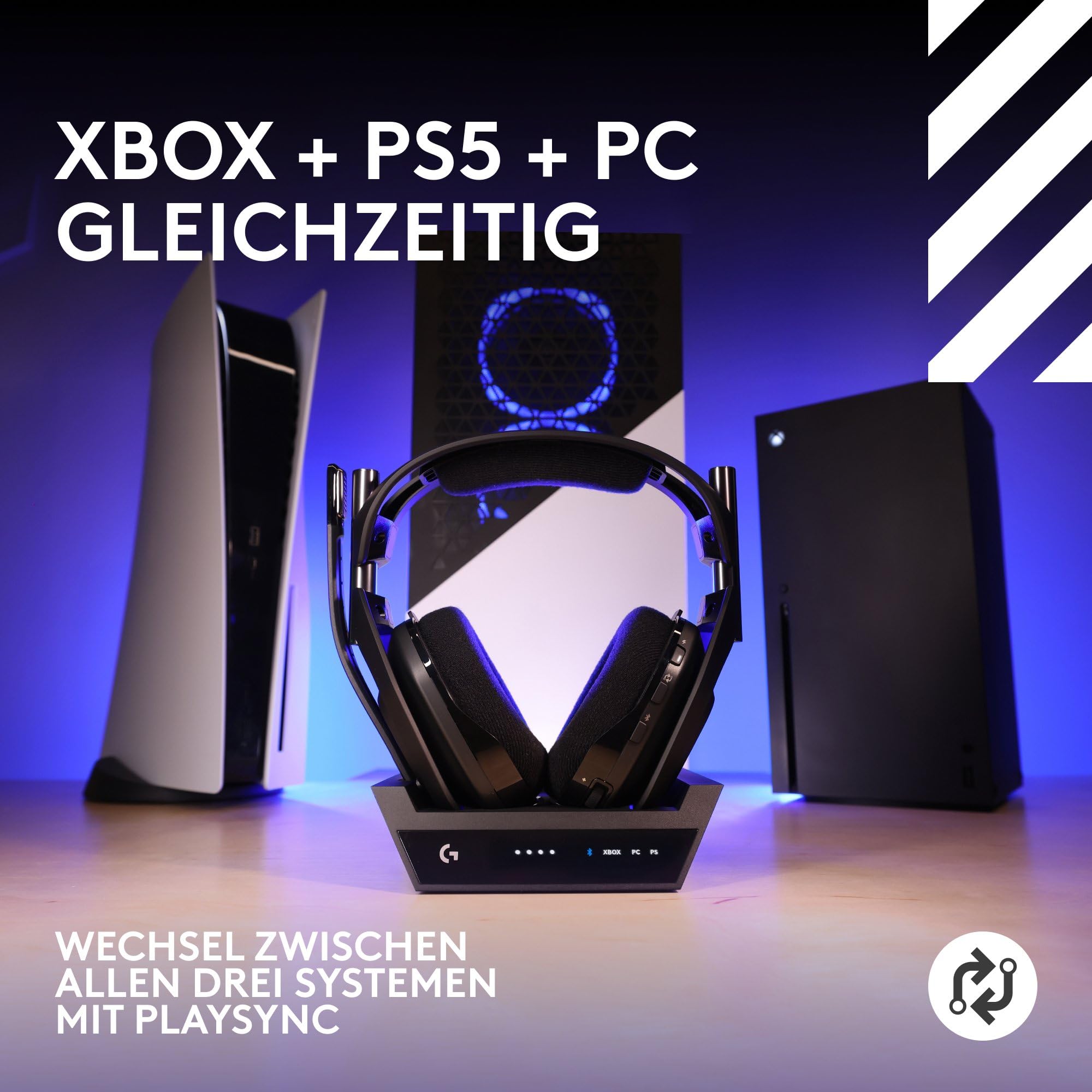 Astro A50 X LIGHTSPEED Wireless Gaming Headset + Base Station - PRO-G GRAPHENE - Dettaglio