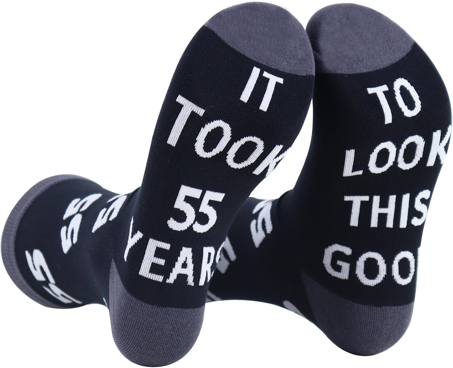 55th Birthday Gifts for Him Men, Stitch Funny 1971 55 Year Old Decoration Socks for Dad Husband Father Daddy, Unique Fun Novelty and Gag 55th Anniversary Ideas for Christmas Fathers Day