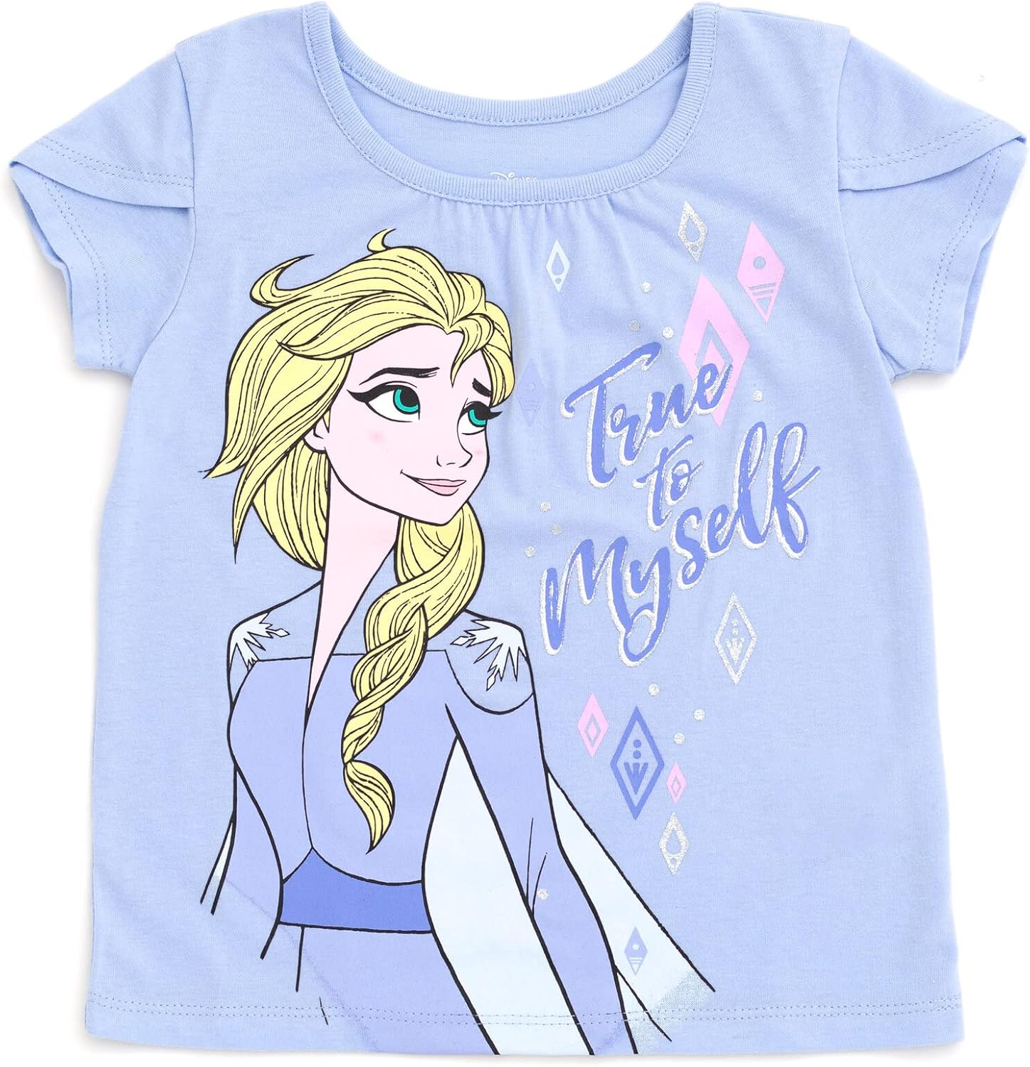 Disney Princess Moana Frozen Girls T-Shirt Tulle Mesh Skirt and Scrunchie 3 Piece Outfit Set Toddler to Big Kid - Image 4