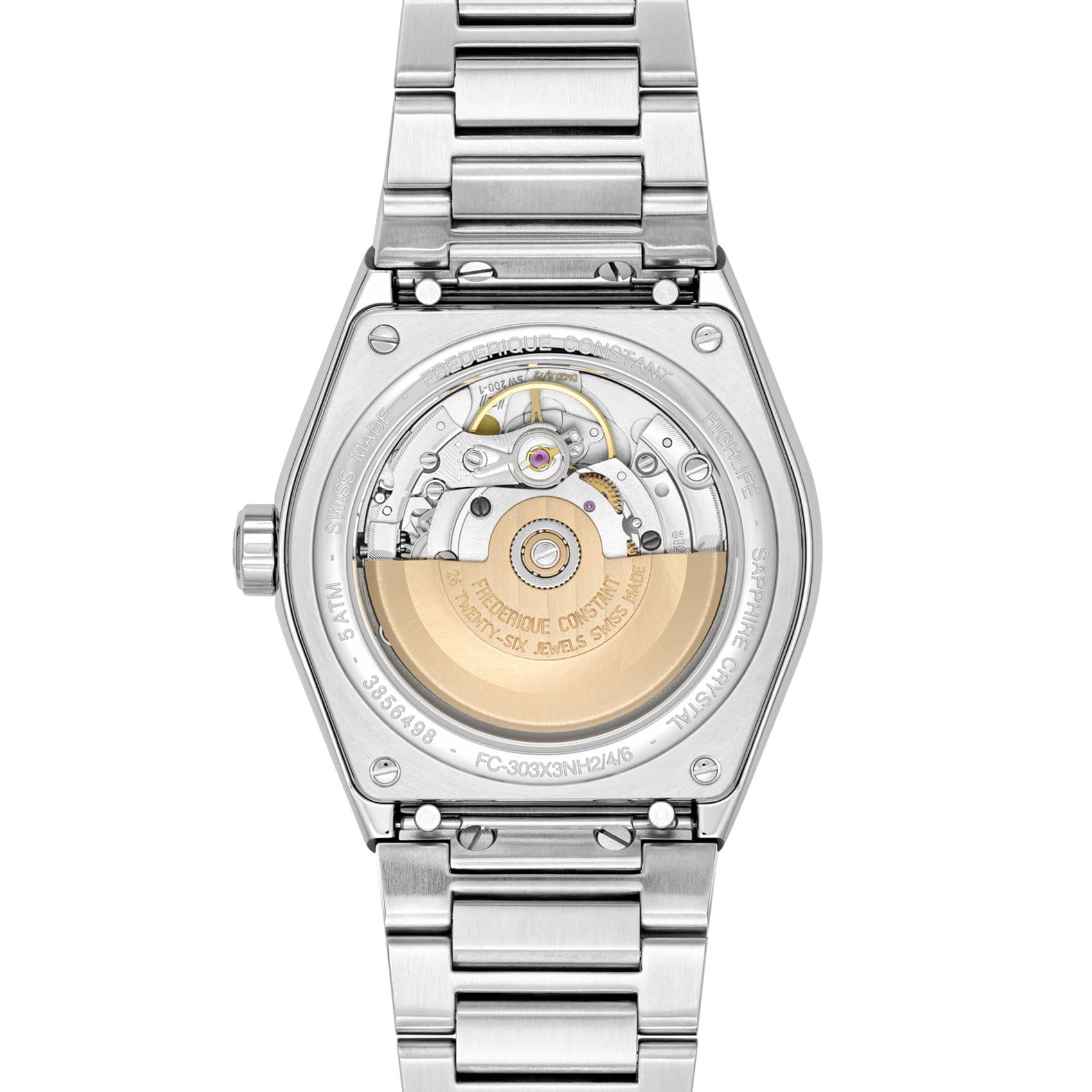 Frederique Constant Watch FC-296SW5B6, Nero