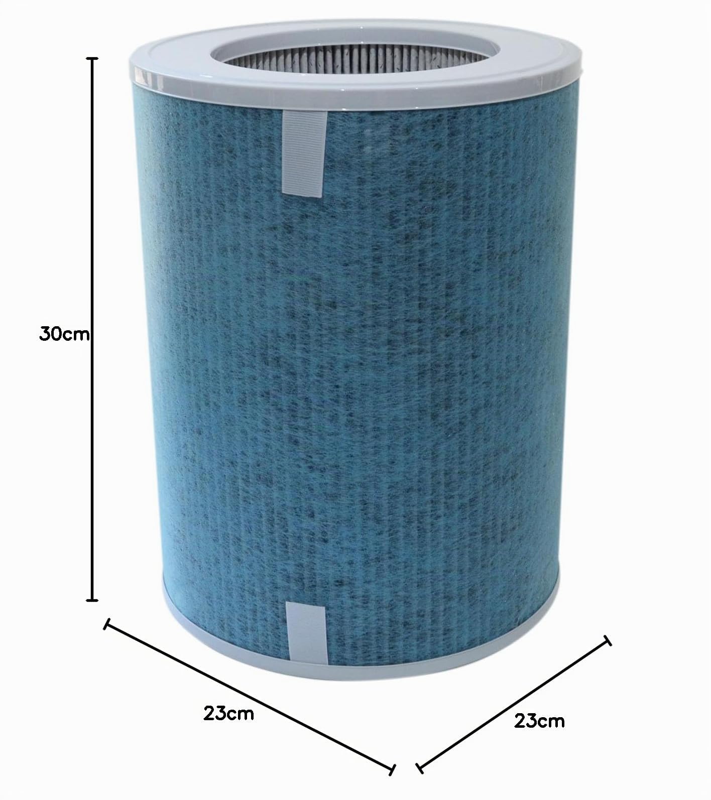 PUREBURG Filtro de repuesto compatible con purificadores de aire Proscenic A9, Probreeze PB-P07 e Insignia NS-APMWH2, carbón activado H13 HEPA, 1 paquete