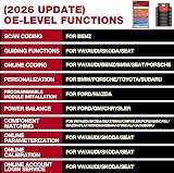 Thinkdiag OBD2 Bluetooth Scanner, All System OE Level Car Diagnostic Tools with Active Test, ECU Coding,15+ Service Functions All Software 1 Year Free fits for iPhone & Android Phone - 9