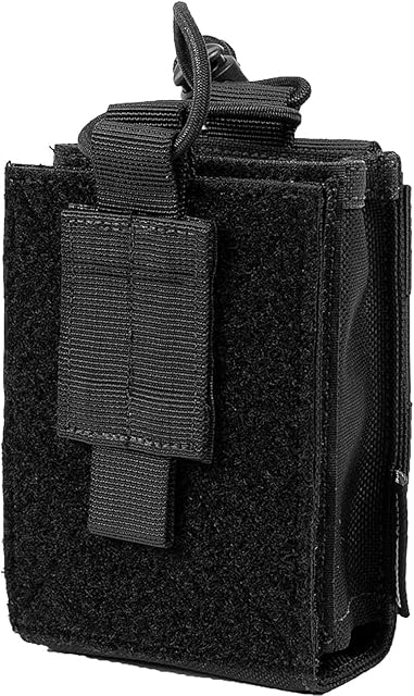 OneTigris Radio Holster for BaoFeng UV-5R BF-F8HP Nylon MOLLE Pouch for Walkie Talkie Rifle Mag