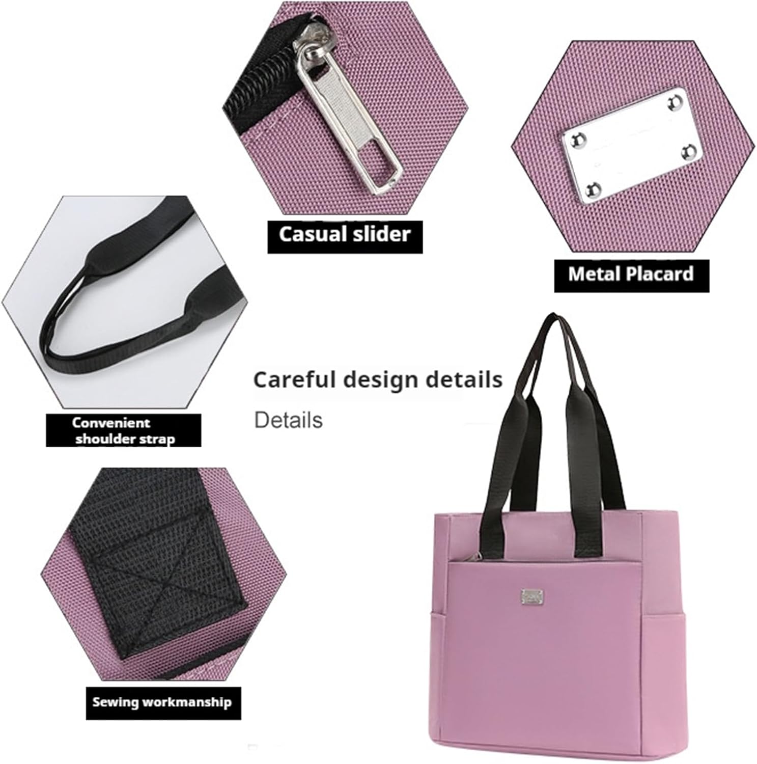 Lightweight Water repellent Nylon Shoulder Bag,Reposaltrust Bag,Travel shoulder bag Fashion Women Tote Shoulder Bag - Image 5