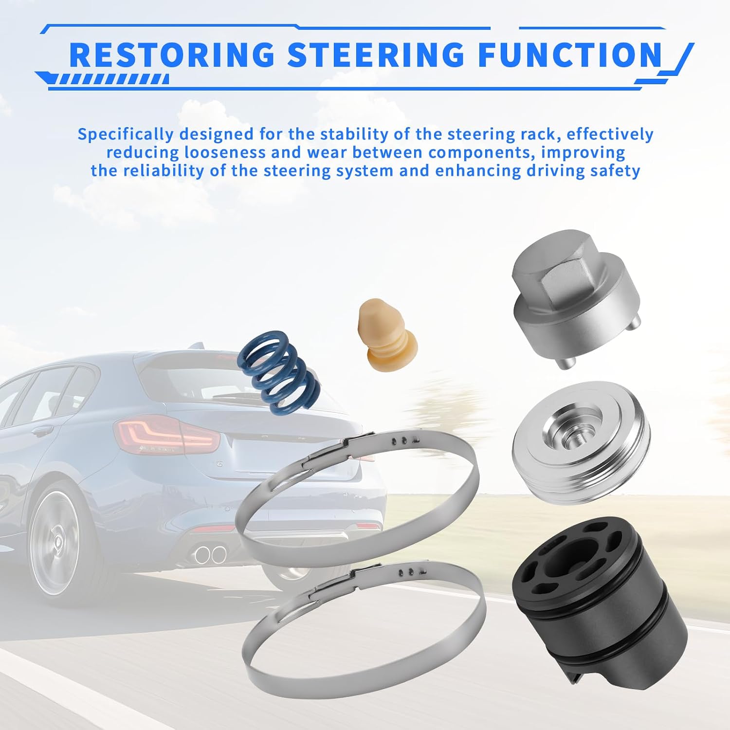 32106891974 Steering Rack Repair Kit Replacement for BMW Series 1 2 3 4 X1 X3 X4 F20 F21 F25 F30 F31 F32 F33 F36 F48 Replace 32 10 6 891 974, 860702001