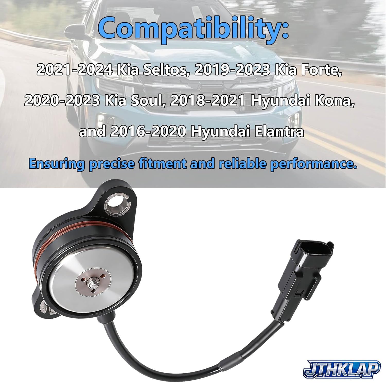 24356-2E700 Camshaft Actuator Assembly Compatible with 2019-2024 Kia Seltos Forte Soul, 2016-2021 Hyundai Elantra Kona - Replace 243562E700