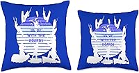 Vista 3 de Kitesurf Gifts and Surf Lover Tees by taiche Kitesurfers Be Up with The Boards Retro Style 12 Throw Pillow, 18x18, Multicolor