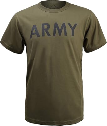 BACKBONE Mens Army Military Training Outdoor Boot Camp Running Short Sleeve Tee T-Shirt