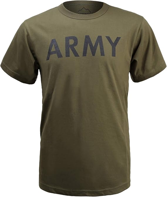 BACKBONE Mens Army Military Training Outdoor Boot Camp Running Short Sleeve Tee T-Shirt