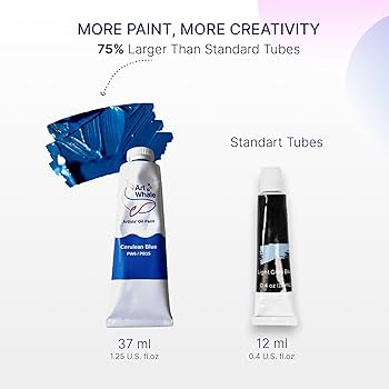 Amazon.com: Art Whale Oil Paint Set 18 Colors, 37ml/1.25 oz Tubes Amazon.com: Art Whale Oil Paint Set 18 Colors, 37ml/1.25 oz Tubes