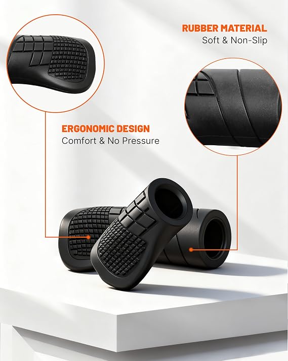 Ebike Grips Handlebar for Ridstar Q20/Q20 Pro/Q20 Lite/H20/H20 Pro/H26 Pro,Original Size Dirt Bike Grips,for Lectric XP1.0/2.0/3.0,for Razor MX350 MX400 MX500 MX650 SX500,for AMYET EB26/Ares