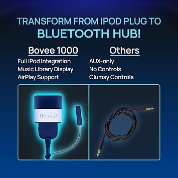 Bovee 1000 - Wireless Music Interface Adaptor Compatible with Audi, Mercedes, and Volkswagen car kit (AMI Adapter (for Audi/Mercedes/VW))