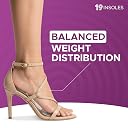 19 Insoles High Heel Insoles for Women, Full Length Extra Soft Gel Feet Protector, Cushion Pad for Support, Pain Relief, Increased Comfort, Anti-Slip Grip, Ideal for All Heels (Pack of 1) gallery image